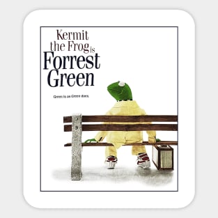 Kermit The Frog - Forrest Green Sticker